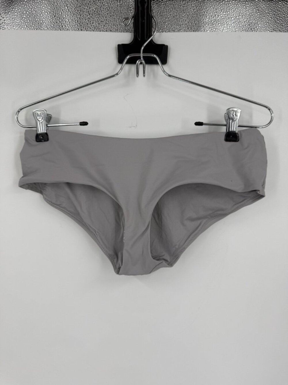 Skims Swim Hipster Bikini Bottom  Chrome Grey Size Medium